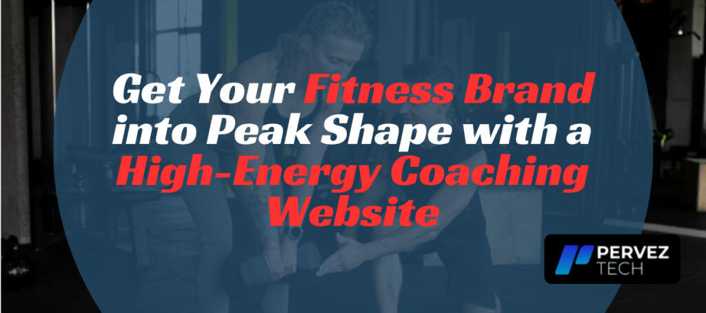 An energetic fitness coach is reviewing client workout progress in a modern cozy gym studio.