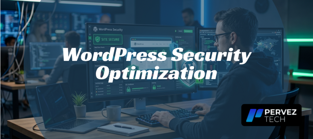 WordPress security optimization with firewall, malware protection, and website security monitoring.